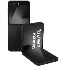 Smartphone Samsung Galaxy Z Flip 7 FE 5G 256GB 8RAM NFC Dual SIM - Preto