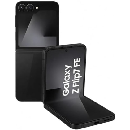 Smartphone Samsung Galaxy Z Flip 7 FE 5G 256GB 8RAM NFC Dual SIM - Preto