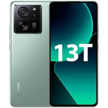 Smartphone Xiaomi 13T Dual SIM 5G 256GB com 12RAM Verde - Versão Global