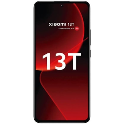 Smartphone Xiaomi 13T Dual SIM 5G 256GB com 8RAM Preto - Versão Global