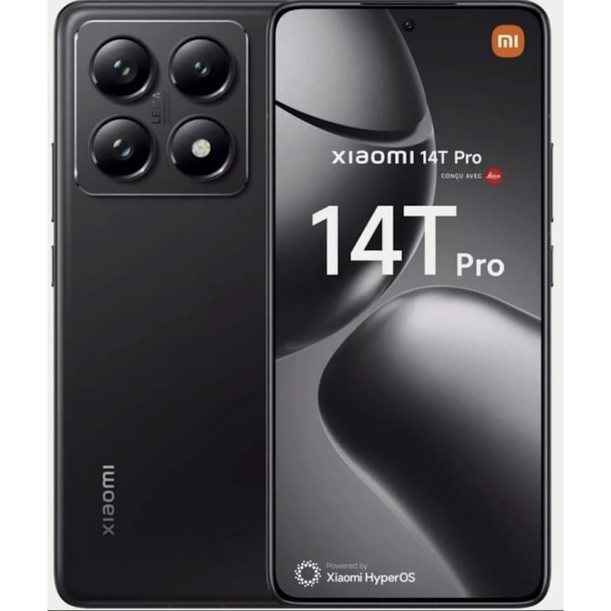 Smartphone Xiaomi 14T Pro 5G 512GB 12RAM Dual Sim ( SEM CAIXA ) - Black ( Preto ) - Versão Global-35f15da8-1635-4d05-bae9-5a1723faef66