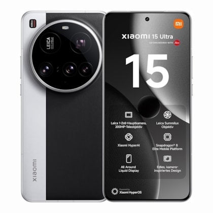 Smartphone Xiaomi 15 Ultra 5G - Dual Sim - 1TB 16RAM Silver Chrome - Versão Global