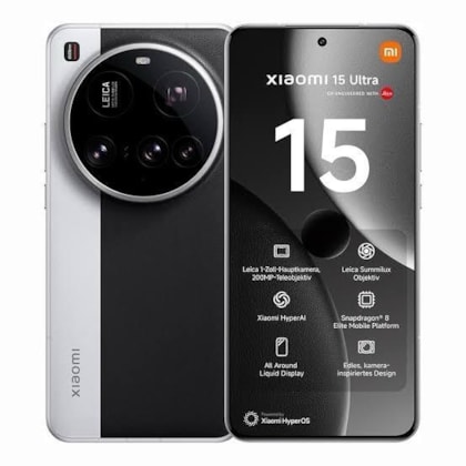 Smartphone Xiaomi 15 Ultra 5G - Dual Sim - 512GB 16RAM Silver Chrome - Versão Global