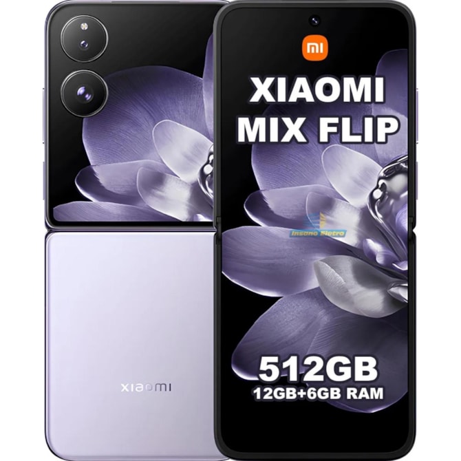 Smartphone Xiaomi Mix Flip 5G 512GB 12RAM Dual SIM - NFC ( SEM CAIXA ) - Purple ( Roxo )-9c2daf19-0ae5-4de0-b871-7f7d97d90168