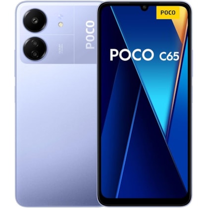 Smartphone Xiaomi Poco C65 4G - 128GB 6RAM Purple ( roxo ) - Versão Global