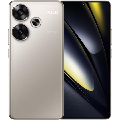 Smartphone Xiaomi Poco F6 5G 256GB com 8RAM Titanio ( Dourado ) - Versão Global