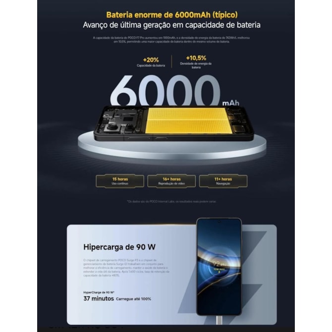 Smartphone Xiaomi Poco F7 Pro 5G 512GB 12RAM ( SEM CAIXA ) - Silver ( Prata ) - Versão Global-797d1e6a-be29-4518-a302-5568725a49fb