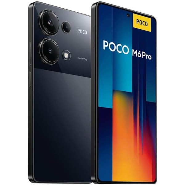 Smartphone Xiaomi Poco M6 Pro 4G - 256GB 8RAM Black ( preto ) - Versão Global-8b8fd06e-ec4b-4a64-a61e-547ffb226255