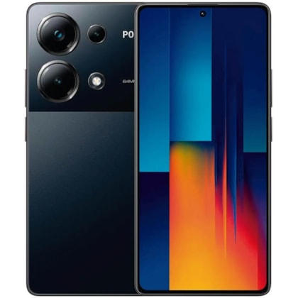 Smartphone Xiaomi Poco M6 Pro 4G - 256GB 8RAM Black ( preto ) - Versão Global