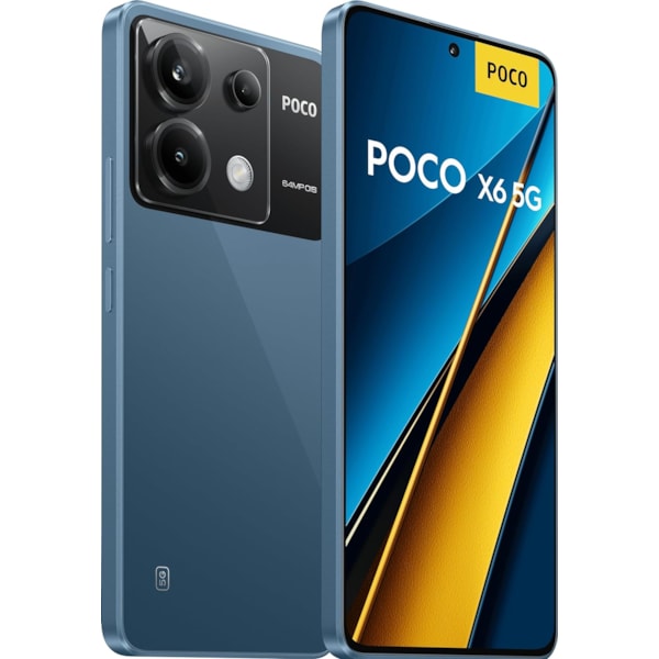 Smartphone Xiaomi Poco X6 5G - 256GB com 12RAM Blue ( azul ) - Versão Global-650e36b0-61a6-4b2b-a46c-638e0794211b