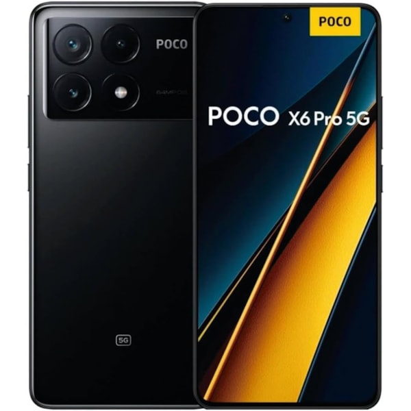 Smartphone Xiaomi Poco X6 Pro 5G - 256GB com 8RAM Black ( preto ) - Versão Global-e933680e-61e1-4881-adf5-10378ba14bc6