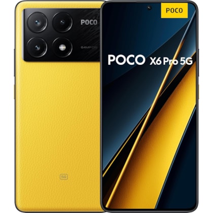 Smartphone Xiaomi Poco X6 Pro 5G - 512GB com 12RAM Yellow ( amarelo ) - Versão Global