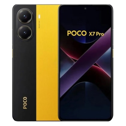 Smartphone Xiaomi Poco X7 Pro 5G Global 256GB 12GB RAM Dual SIM Tela 6.67 - Amarelo