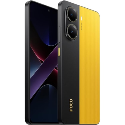 Smartphone Xiaomi Poco X7 Pro 5G Global 256GB 8GB RAM Dual SIM Tela 6.67 - Amarelo