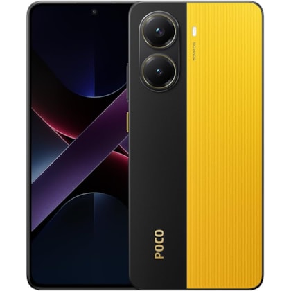Smartphone Xiaomi Poco X7 Pro 5G Global 256GB 8GB RAM Dual SIM Tela 6.67 - Amarelo
