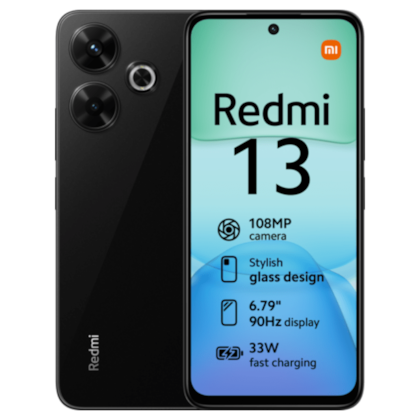 Smartphone Xiaomi Redmi 13 4G Dual Chip 128GB 6RAM Preto - Versão Global