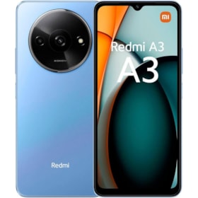 Smartphone Xiaomi Redmi A3  4G Dual Chip 128GB 4RAM Azul - Versão Global