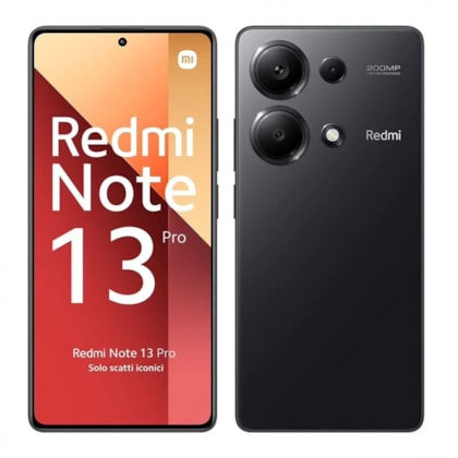 Smartphone Xiaomi Redmi Note 13 Pro 4G - 512GB 12RAM Forest Green ( Preto ) - Versão Global