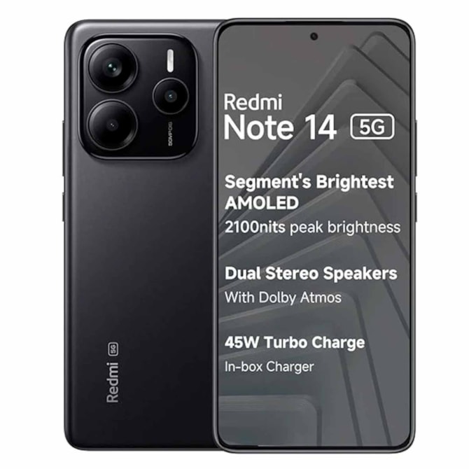 Smartphone Xiaomi Redmi Note 14 Pro 5G NFC 512GB 12GB Ram Dual Sim Tela 6.67 - Midnight Black (Global)-0e1d5c5e-f697-40d6-89c6-0477fb87fb36