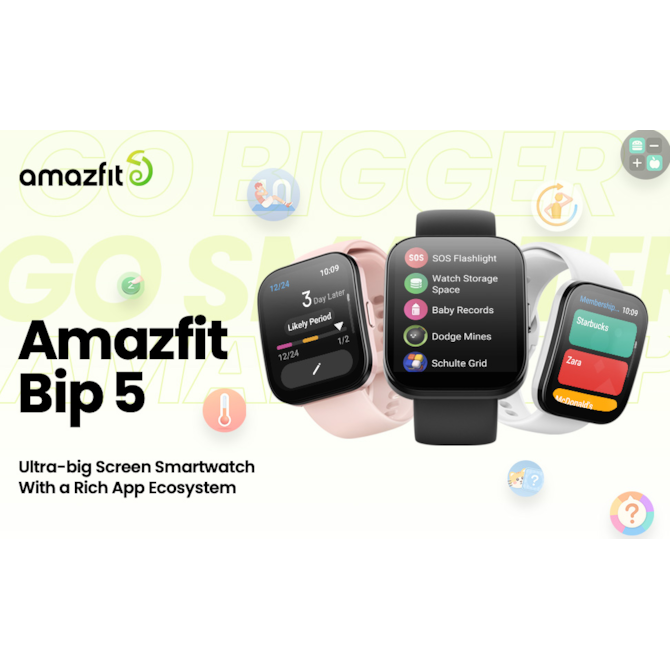 Smartwatch Amazfit Bip 5 A2215 - Pink-8cac4c3e-99f6-40e3-8387-b93a95fb8585