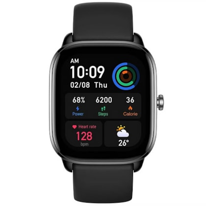 Smartwatch Amazfit GTS 4 Mini New A2035 com GPS Bluetooth - Black