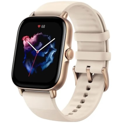 Smartwatch Amazfit GTS 4 Mini New A2035 com GPS Bluetooth - Ivory White