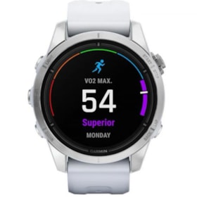 Smartwatch Garmin Epix Pro 2TH Generation 010-02802-00 42 MM com GPS/Wi-Fi - Branco / Prata