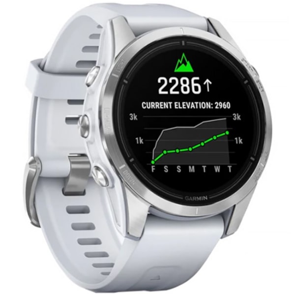 Smartwatch Garmin Epix Pro 2TH Generation 010-02802-00 42 MM com GPS/Wi-Fi - Branco / Prata-9a13d8c1-5f07-4cd0-ae57-bb6d634a1006