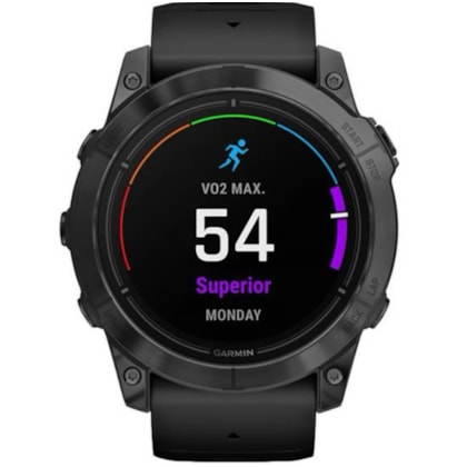 Smartwatch Garmin Epix Pro 2TH Generation 010-02804-20 51 MM com GPS/Wi-Fi - Preto