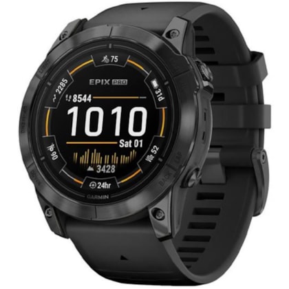 Smartwatch Garmin Epix Pro 2TH Generation 010-02804-20 51 MM com GPS/Wi-Fi - Preto