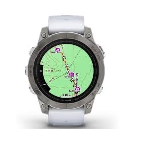 Smartwatch Garmin Epix Pro ( Gen 2 ) Sapphire 010-02803-20 47 MM - Titanium Whitestone ( Branco )