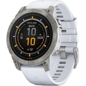 Smartwatch Garmin Epix Pro ( Gen 2 ) Sapphire 010-02804-10 51 MM - Titanium Whitestone ( Branco )