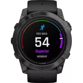 Smartwatch Garmin Epix Pro (Gen 2) Sapphire Edition GPS 42MM - Carbon Grey/Black ( preto )