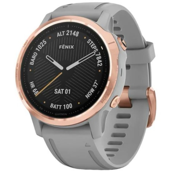 Smartwatch Garmin Fenix 6S Sapphire 010-02159-23 41 MM com GPS/Wi-Fi - Rose Gold / Cinza-ef834920-bcd9-484c-8754-54fb5950f456