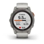 Smartwatch Garmin Fenix 7 Pro Sapphire Solar 010-02777-13 47mm - Cinza / Pulseira branca e laranja-4a84edd5-c4ec-49b6-9ee0-bcff0f9dab68