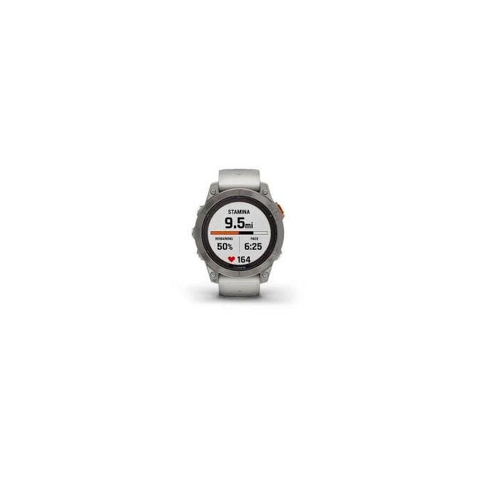 Smartwatch Garmin Fenix 7 Pro Sapphire Solar 010-02777-23 47mm - Cinza / Pulseira branca e laranja-d48e97a1-c05e-403a-a687-0409e4698516