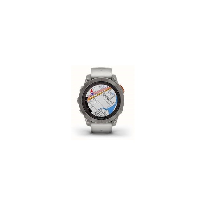 Smartwatch Garmin Fenix 7 Pro Sapphire Solar 010-02777-23 47mm - Cinza / Pulseira branca e laranja-47625e14-70d9-45f2-8928-c7db0a8cecca