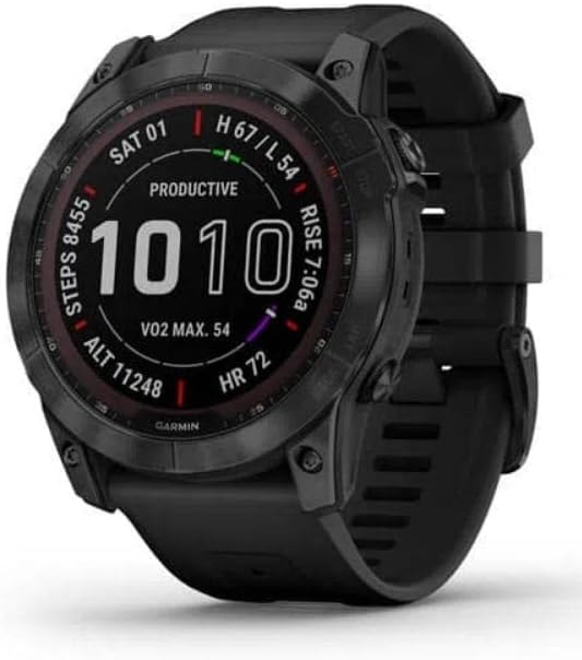 Smartwatch Garmin Fenix 7X Sapphire Solar 010-02541-13 51mm - Preto