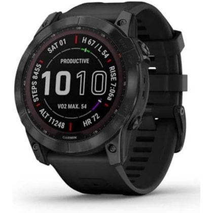 Smartwatch Garmin Fenix 7X Sapphire Solar 010-02541-13 51mm - Preto