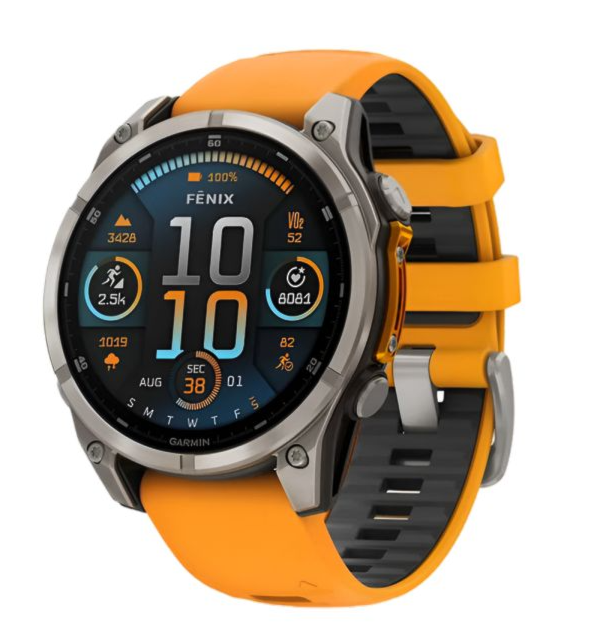 Smartwatch Garmin Fenix 8 010-02905-10 AMOLED Sapphire 51MM - Orange