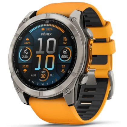Smartwatch Garmin Fenix 8 010-02904-10 AMOLED Sapphire 51MM - Orange