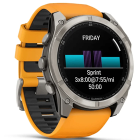Smartwatch Garmin Fenix 8 010-02904-10 AMOLED Sapphire 51MM - Orange