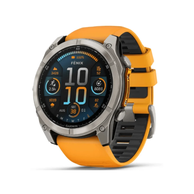 Smartwatch Garmin Fenix 8 010-02905-10 AMOLED Sapphire 51MM - Orange-4841879a-9f73-48e0-976e-cdb467a1a154