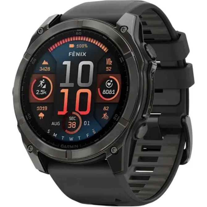 Smartwatch Garmin Fenix 8 010-02905-20 AMOLED Sapphire 51MM - Preto-9b86e86b-17be-482a-af77-904197807b0f