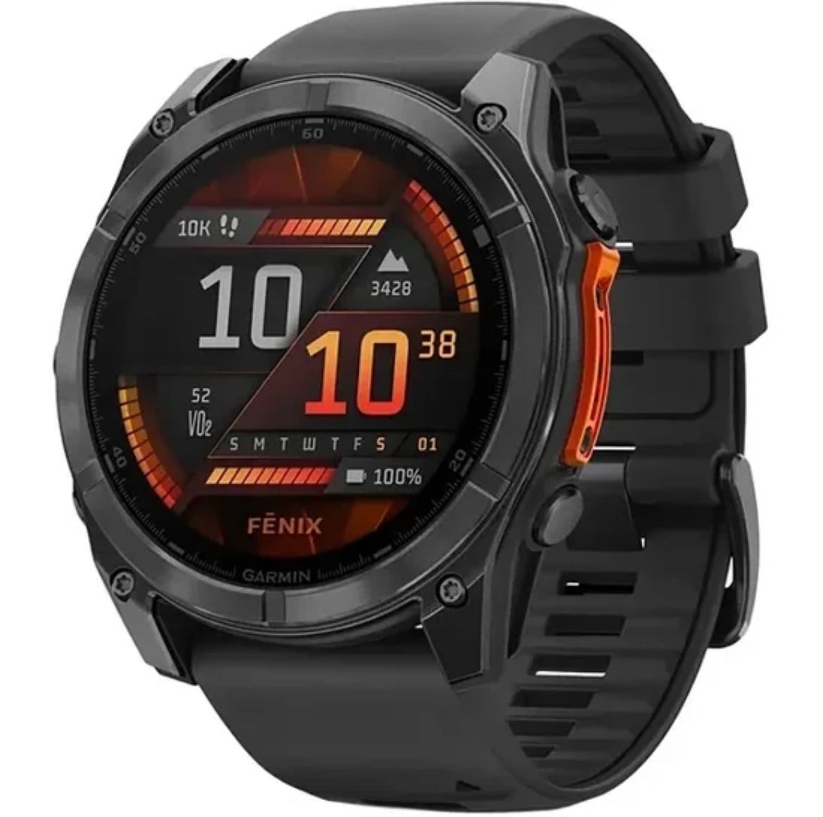 Smartwatch Garmin Fenix 8 010-02905-20 AMOLED Sapphire 51MM - Preto