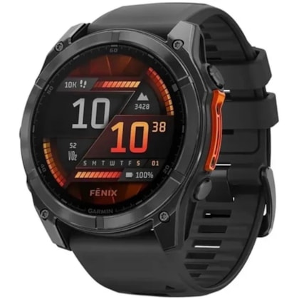 Smartwatch Garmin Fenix 8 Amoled 51MM GPS / Wi-Fi - 010-02905-00 - Slate Gray ( Outlet )