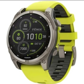 Smartwatch Garmin Fenix 8 Sapphire Solar 47MM (010-02906-20) - Amarelo