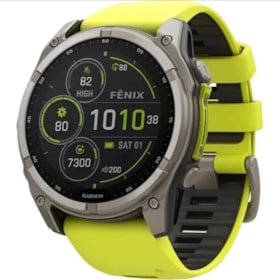 Smartwatch Garmin Fenix 8 Sapphire Solar 51MM (010-02907-20) - Amarelo