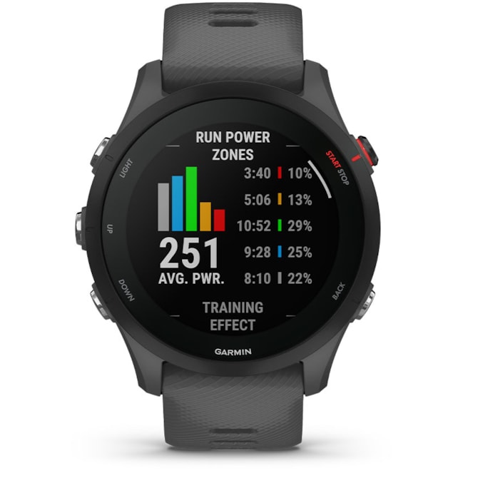 Smartwatch Garmin Forerunner 255 010-02641-00 com 4GB / 5 Atm / Bluetooth - Slate Grey ( cinza )-11e1a01d-739d-4050-9d3c-a7937a45ccda