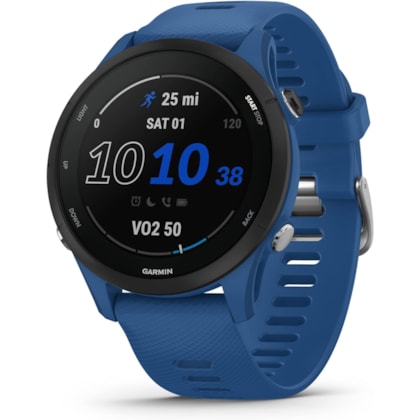 Smartwatch Garmin Forerunner 255 010-02641-00 com 4GB / 5 Atm / Bluetooth - Tidal Blue ( azul )